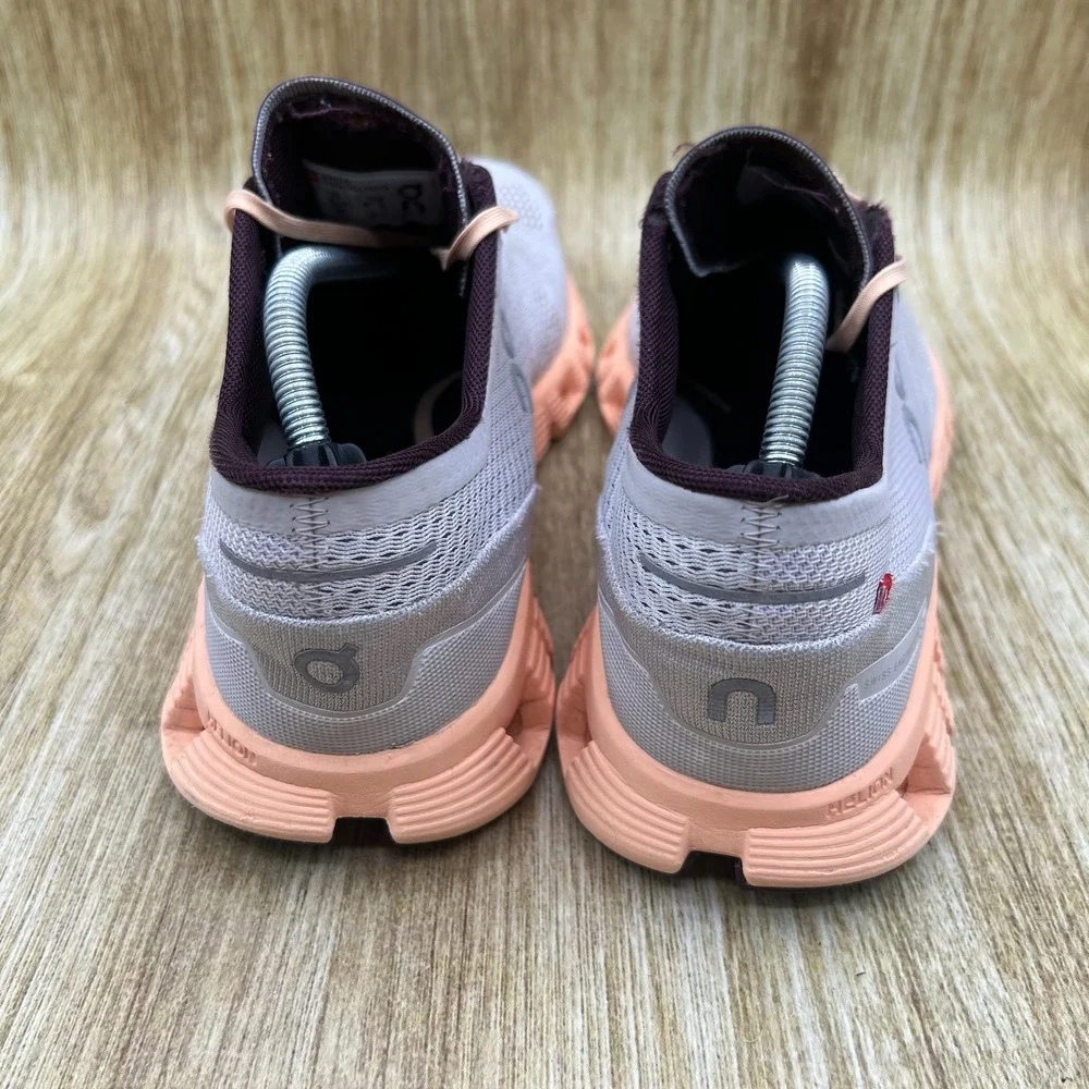 On Cloud X Running Shoes Women's Size 9 Silver/Almond Sneakers 20.99904